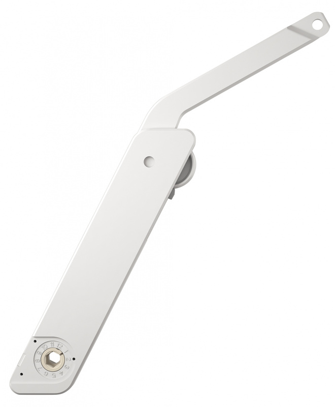 Hafele Free flap H 1.5, модель B, пластик белая, упаковка - 50 штук, 372.39.410