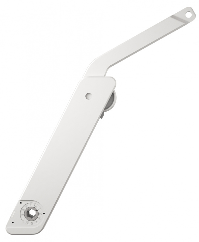 Hafele Free flap H 1.5, модель A, пластик белая, упаковка - 50 штук, 372.39.400