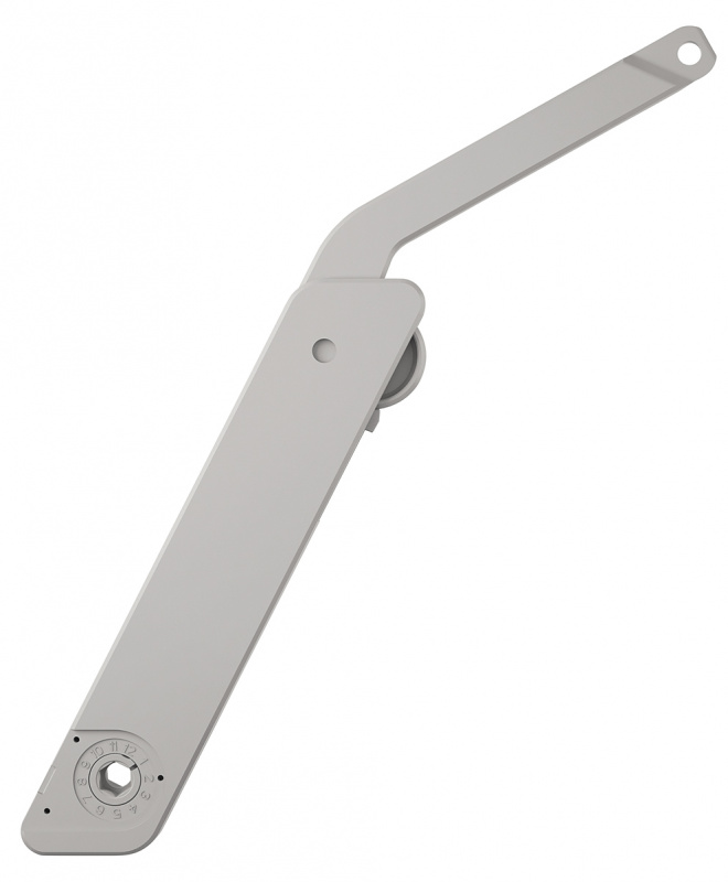 Hafele Free flap H 1.5, модель A, пластик серый, упаковка - 50 штук, 372.39.300