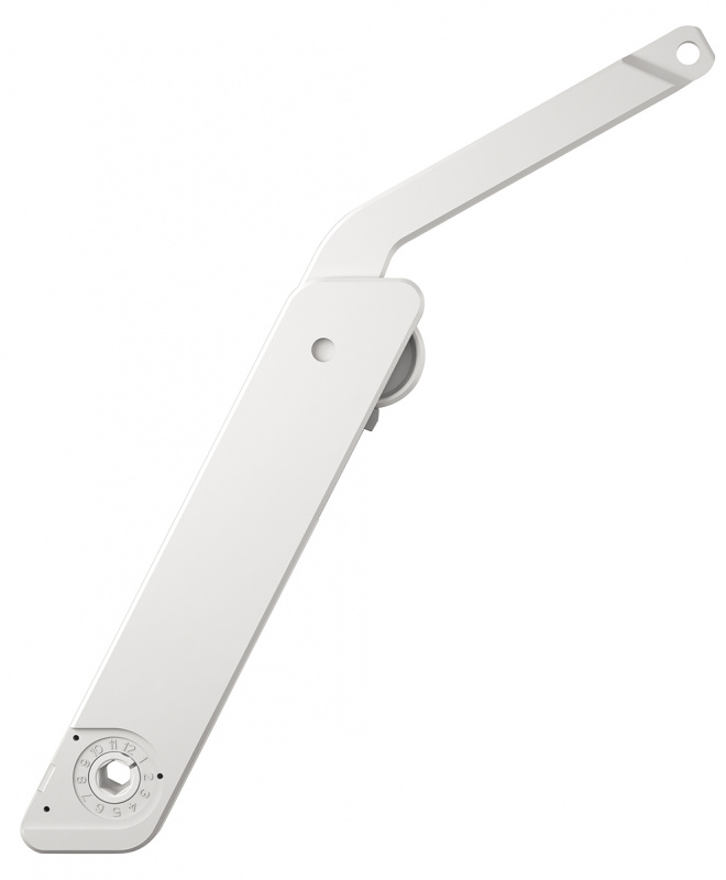 Hafele Free flap H 1.5, модель С, пластик белая, упаковка - 50 штук, 372.39.420