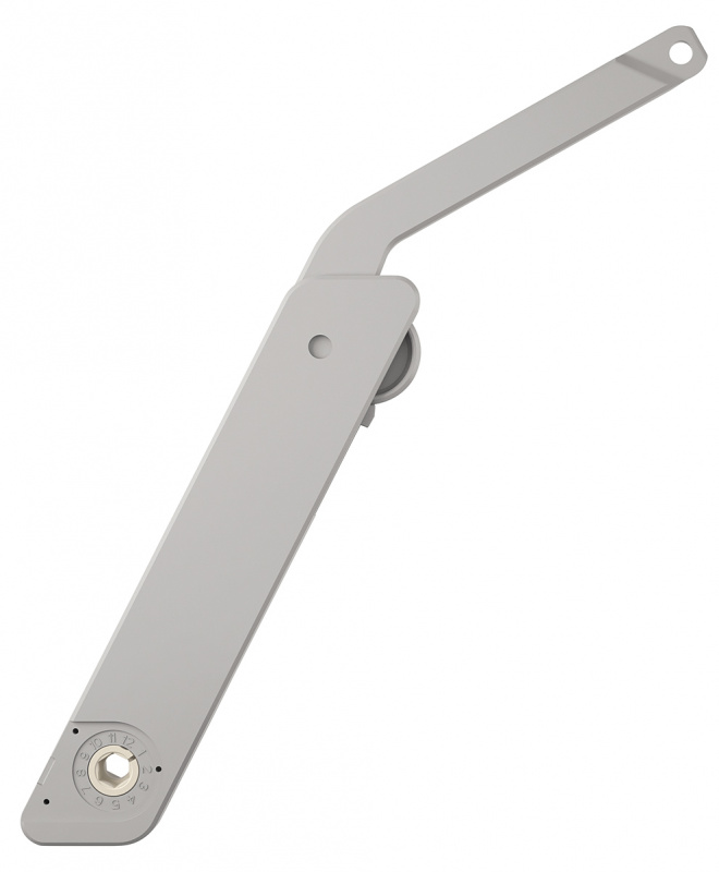 Hafele Free flap H 1.5, модель В, пластик серый, упаковка - 50 штук, 372.39.310