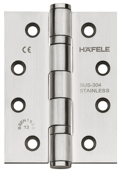 Hafele Петля карточная 102x76x3мм нержавеющая сталь мат 926.98.040