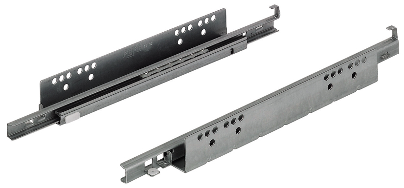 Hafele runners UM S25 частичное выдвижение 13-16мм, soft-close, 550мм 421.14.755