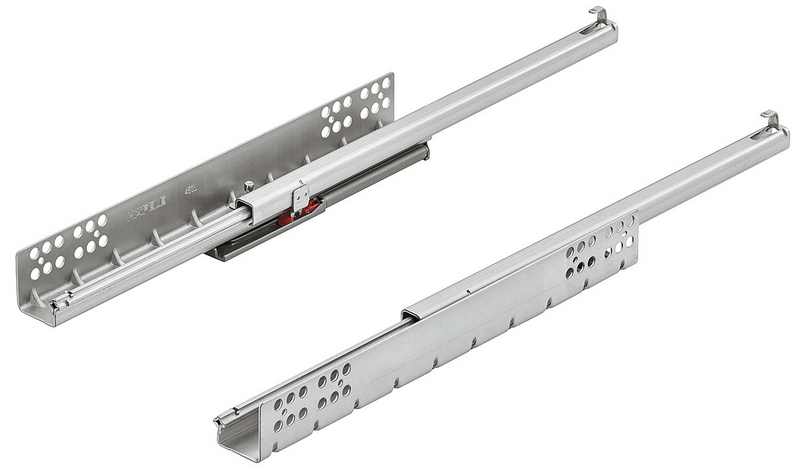 Hafele runners UM S25, soft-close штифт, 380мм 433.08.238