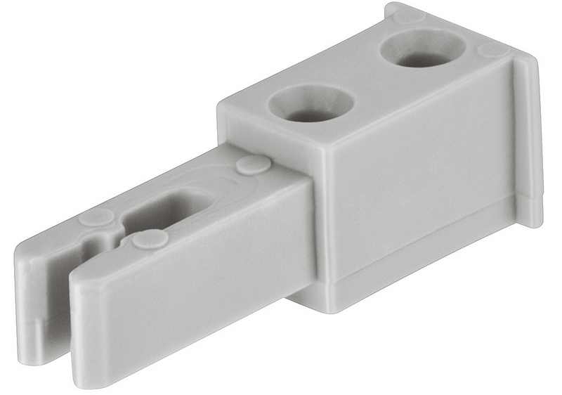 Hafele Slido F-Line11 12A дверная пробка серая 404.74.003