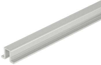 Hafele Slido F-Line11-12A Направляющий профиль нижний серебристый 2.0м 404.71.801