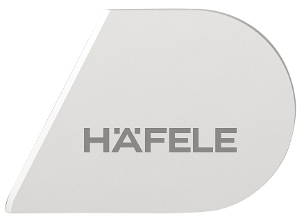Hafele Заглушка Free flap H1.5 белый, правая, упаковка - 50 штук, 372.39.002