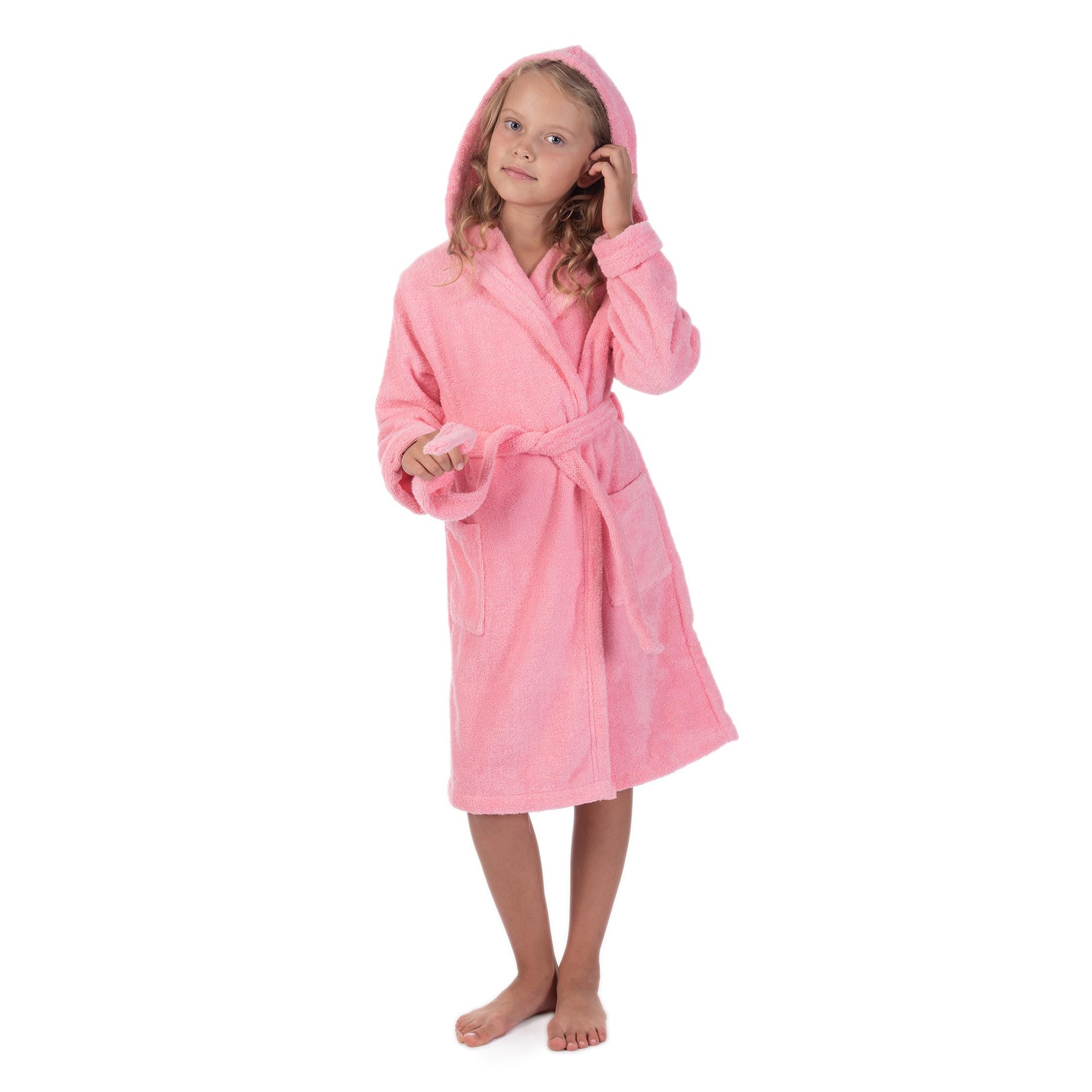 Халат детский Cleanelly Basic Dinamica розовый р.42