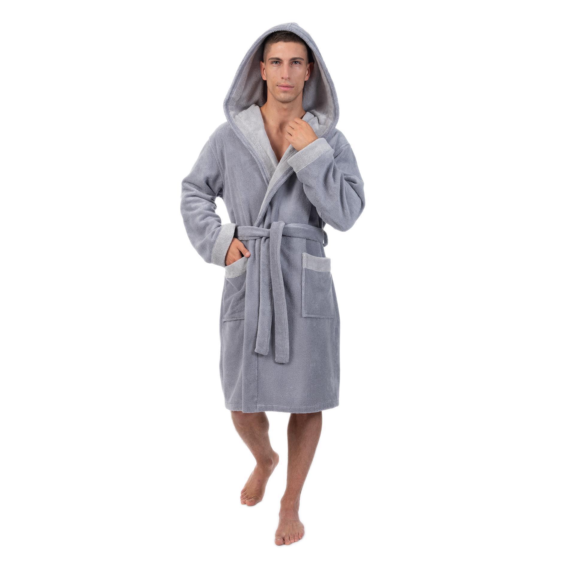 Халат мужской Cleanelly Collection austero серый р.58