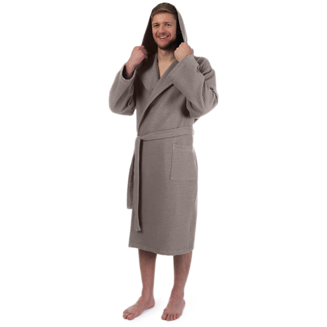 халат рельефный CLEANELLY Senso р-р 52, коричневый, ХЦ10.159-3540,52р.