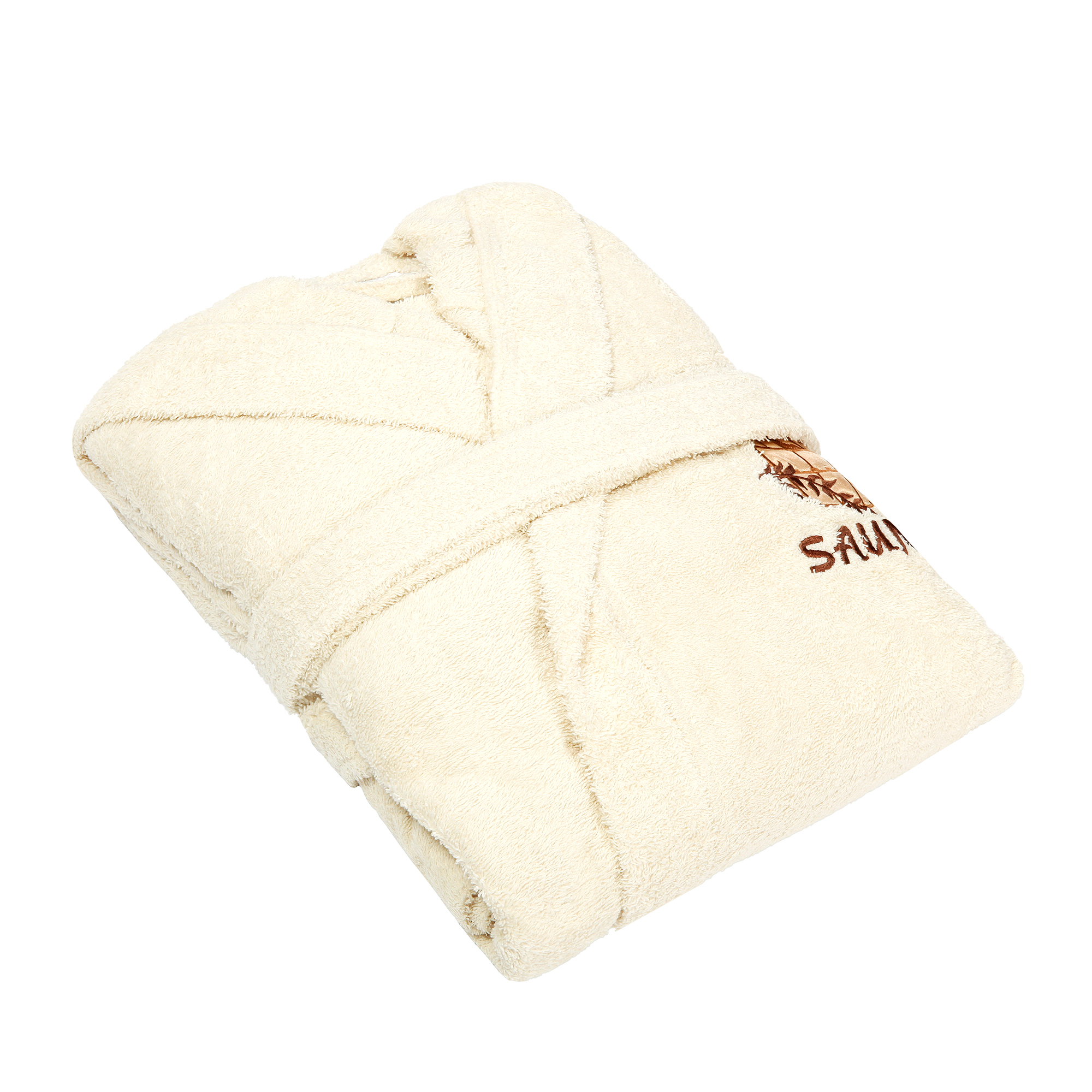 Халат жен sauna махровый с капюшоном beige xxl 82025031