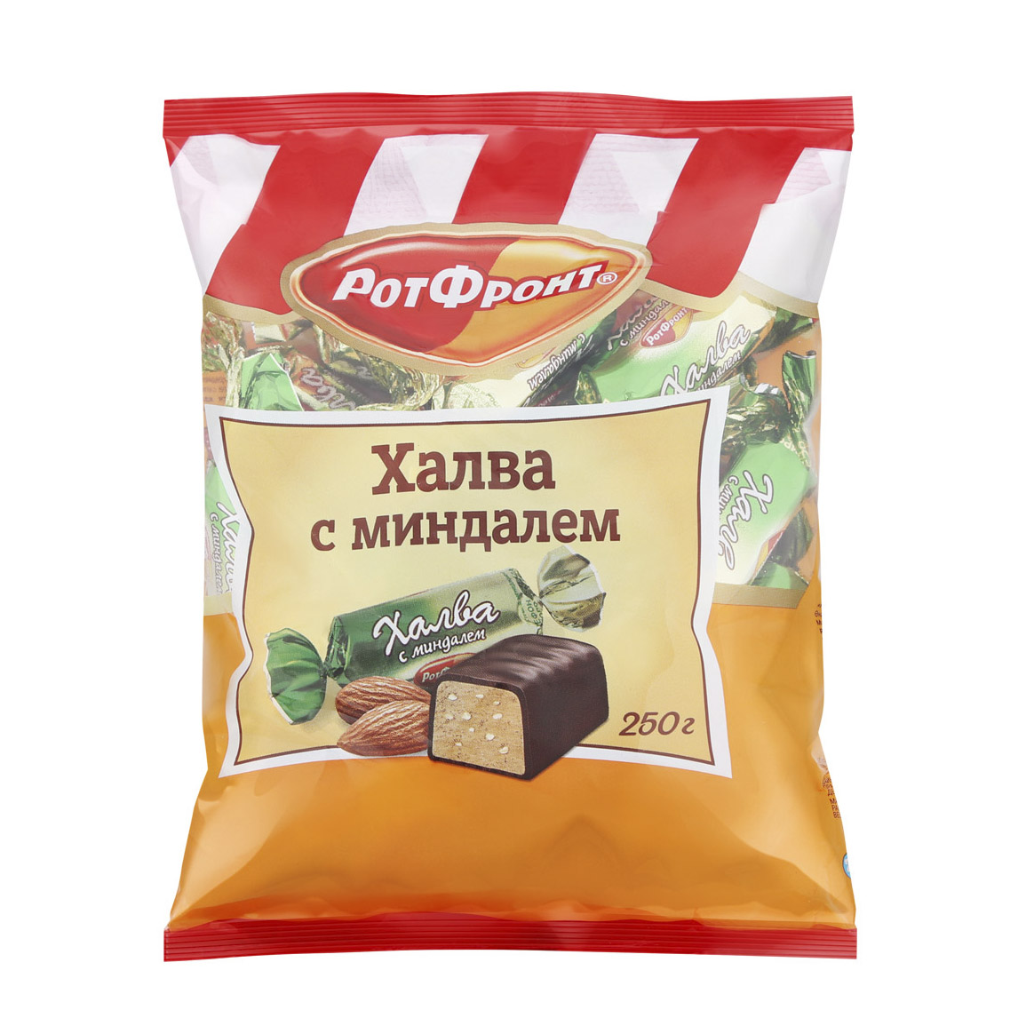 Халва Рот Фронт с миндалем 250 г