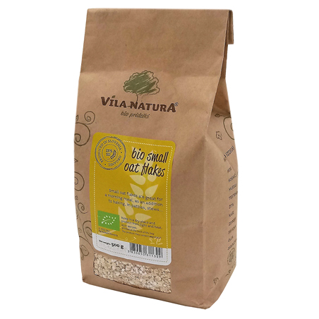 Хлопья овсяные VILA NATURA Organic резаные 500 г