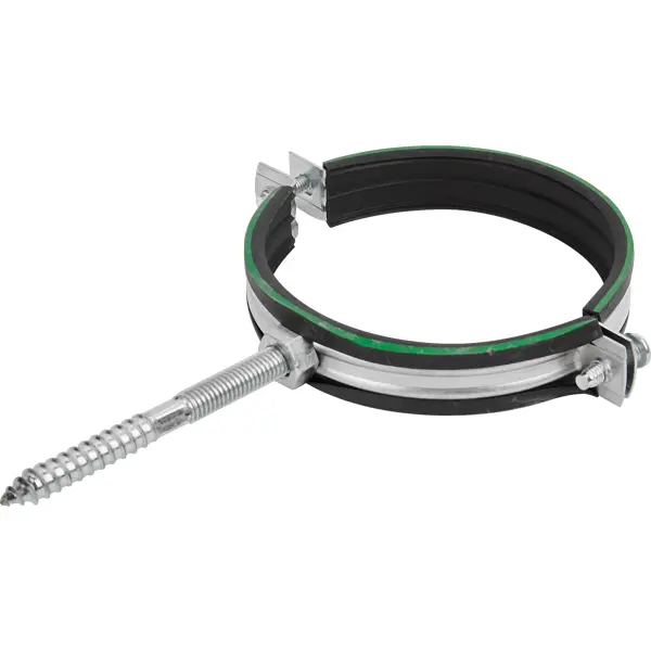 Хомут сантехнический Mayer 3 1/2" 99-102 мм со шпилькой 10x100 и дюбелем гайка M10