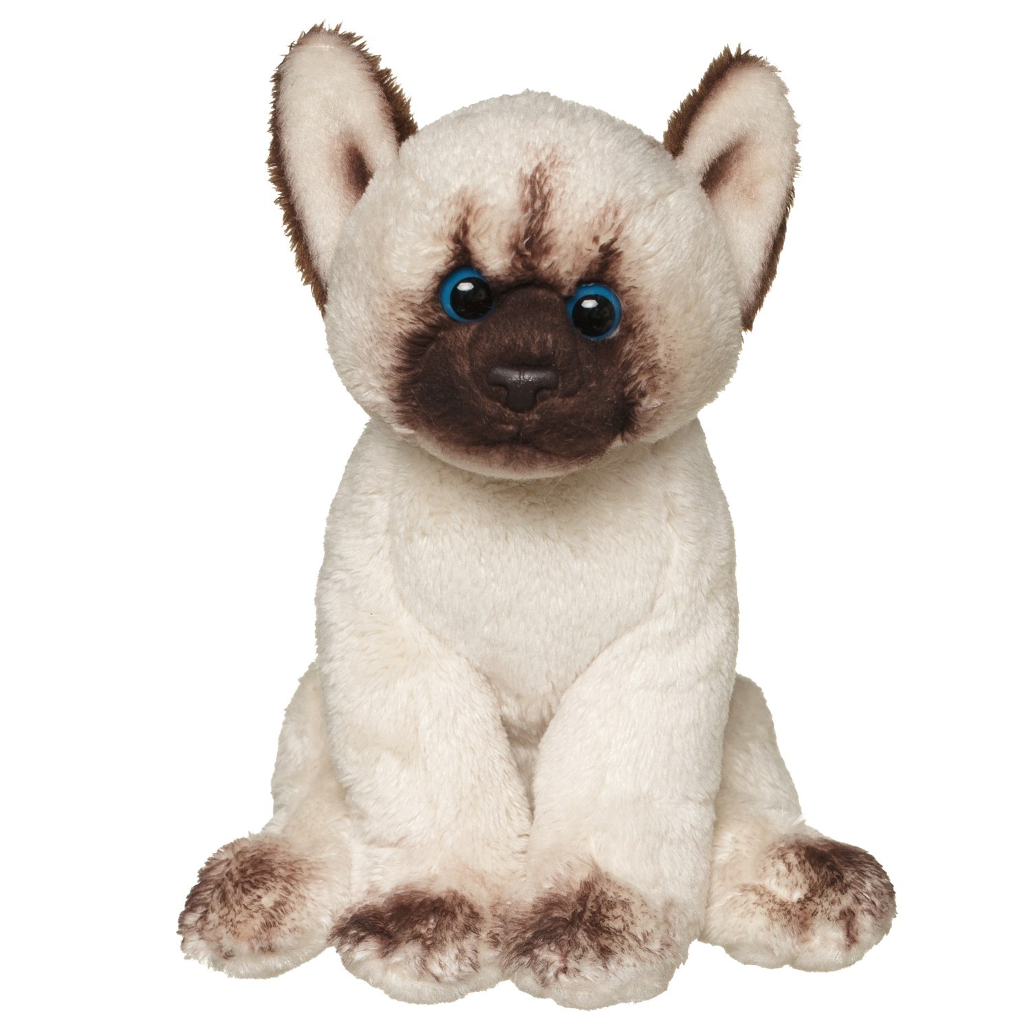 Игрушка мягкая ABtoys кошечка сиамская премиум 15 см