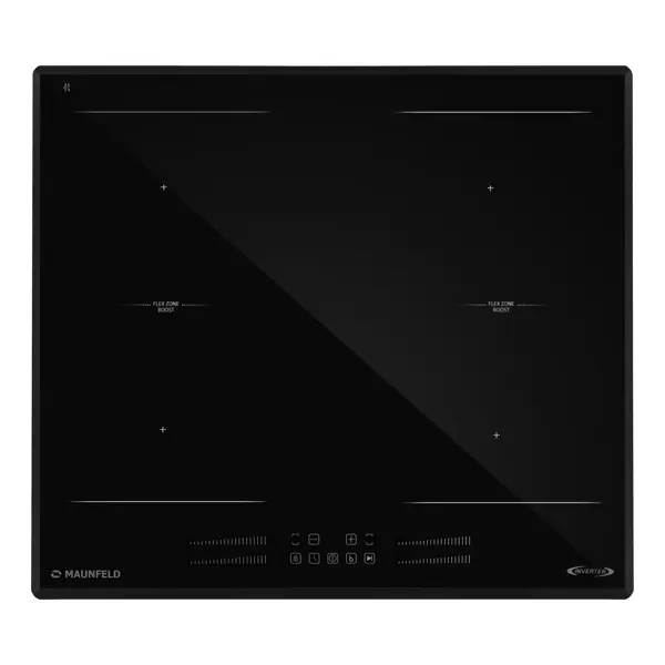Индукционная варочная панель Maunfeld AVI6044SSFBK 59x5.8x52 см 4 конфорки цвет черный