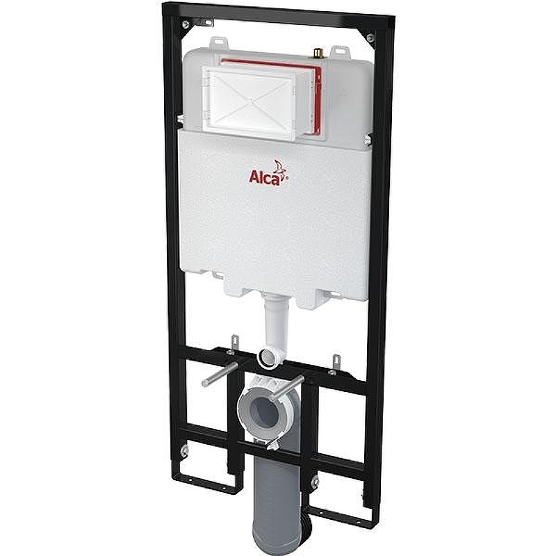 Инсталляция Alcaplast Sadromodul Slim AM1101/1200 для унитаза со смывным бачком без клавиши смыва