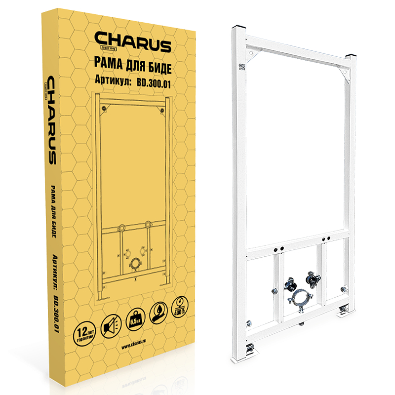 Инсталляция Charus BD.300.01 для биде цвет Белый