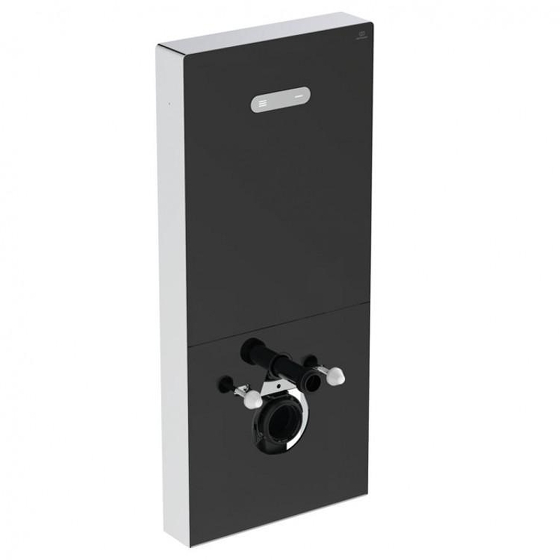 Инсталляция Ideal Standard Prosys R0144A6 для унитаза цвет Черное стекло с клавишей смыва цвет Нержавеющая сталь