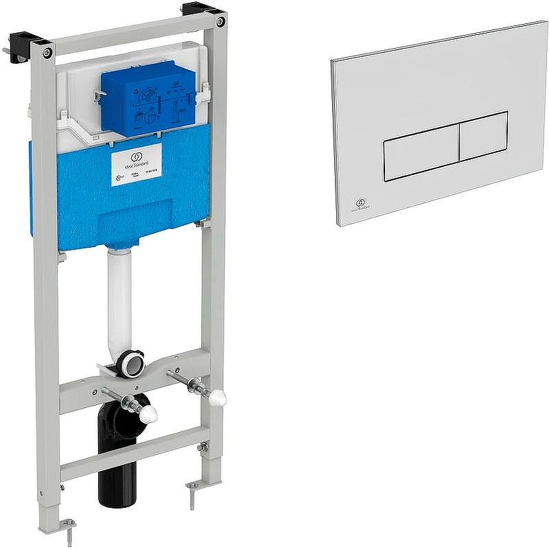 Инсталляция Ideal Standard Prosys TT00007/121JG для унитаза с клавишей смыва Хром матовый