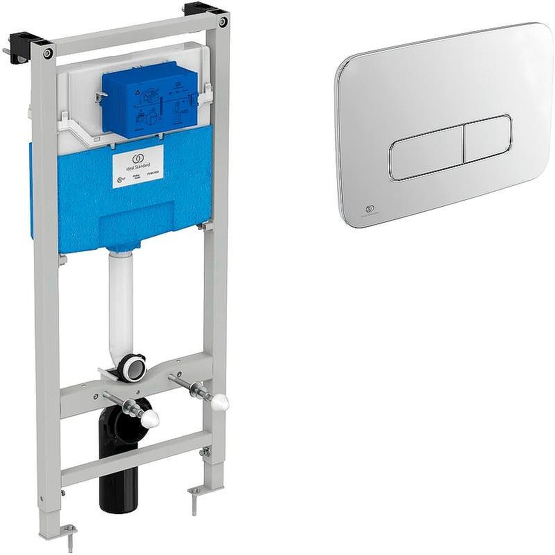 Инсталляция Ideal Standard Prosys TT00007/123JG для унитаза с клавишей смыва Хром матовый