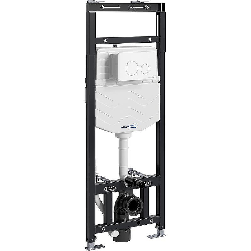 Инсталляция WasserKRAFT Alme 15TLT.010.ME.WM02 для унитаза с Белой матовой клавишей смыва