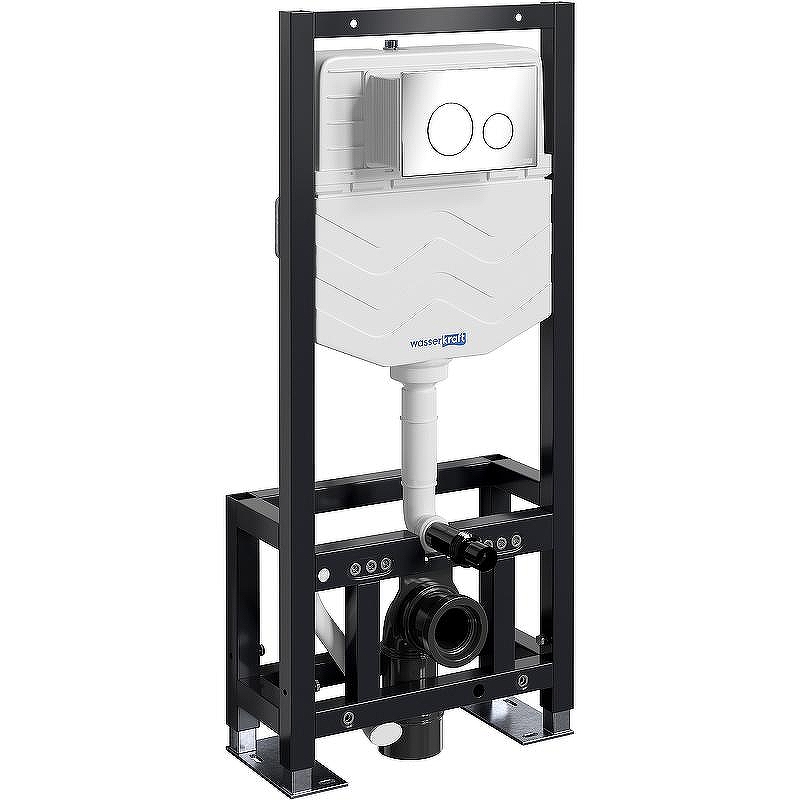 Инсталляция WasserKRAFT Dill 61TLT.010.ME.CH02 для унитаза с клавишей смыва Хром