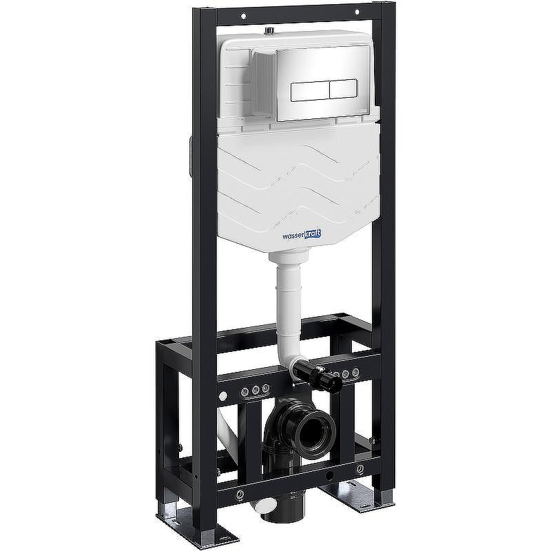 Инсталляция WasserKRAFT Dill 61TLT.010.ME.CH03 для унитаза с клавишей смыва Хром