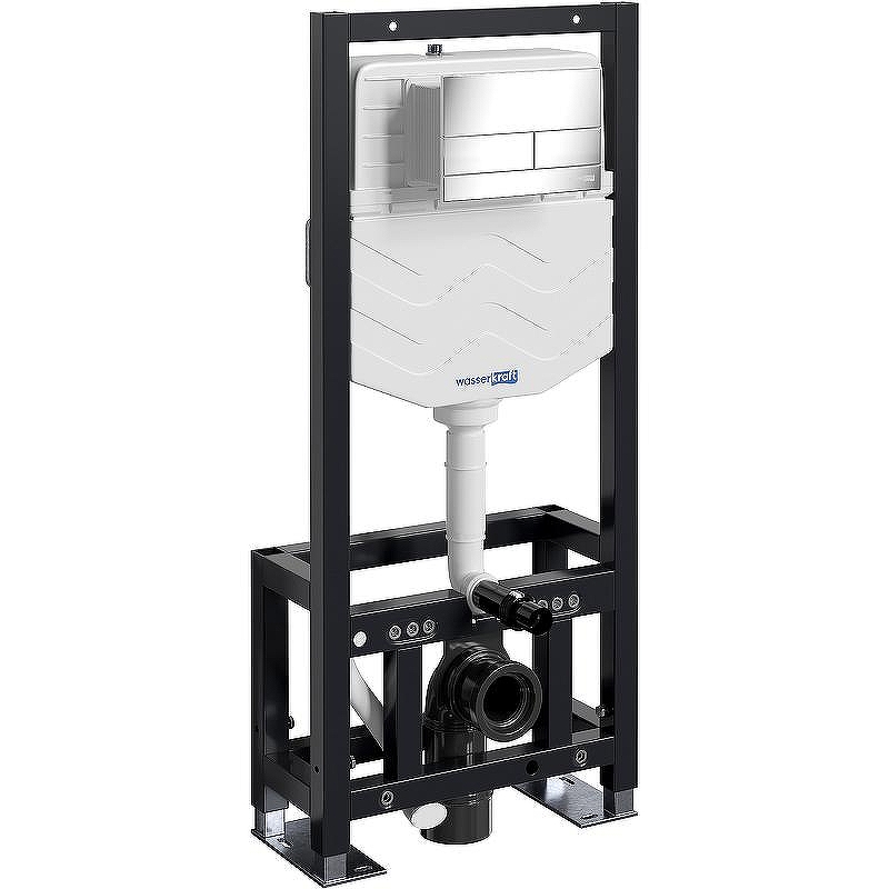 Инсталляция WasserKRAFT Dill 61TLT.010.ME.CH04 для унитаза с клавишей смыва Хром