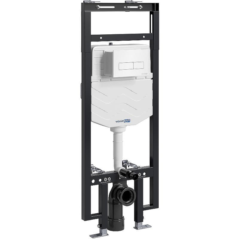 Инсталляция WasserKRAFT Dinkel 58TLT.010.ME.WH03 для унитаза с Белой клавишей смыва
