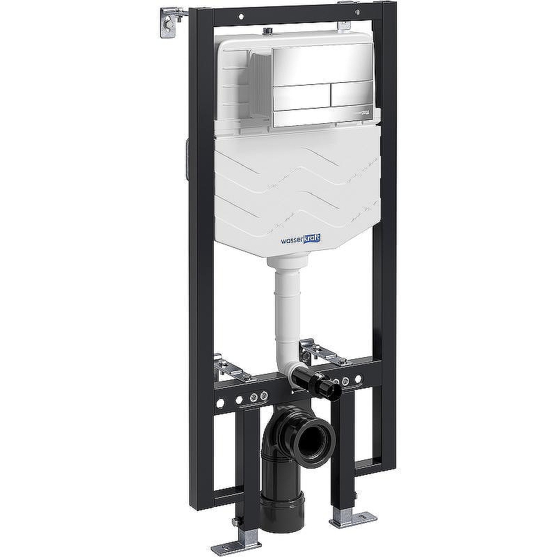 Инсталляция WasserKRAFT Vils 56TLT.010.ME.CH04 для унитаза с клавишей смыва Хром