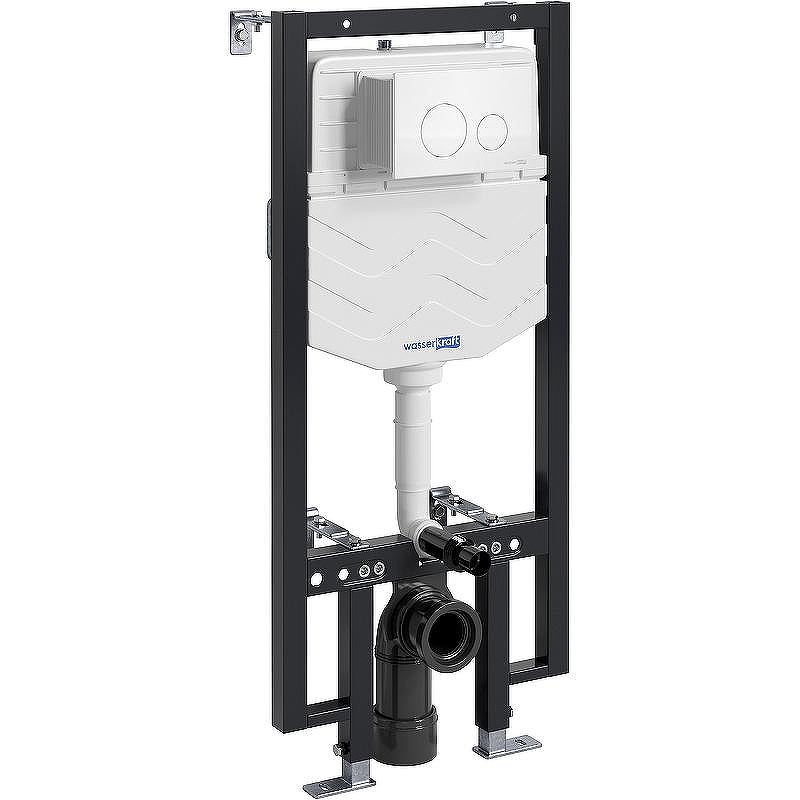 Инсталляция WasserKRAFT Vils 56TLT.010.ME.WH02 для унитаза с Белой клавишей смыва