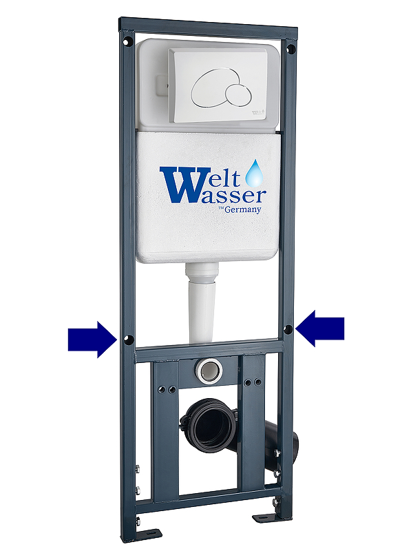 Инсталляция WeltWasser Marberg 410 RD WT 10000011209 для унитаза с клавишей смыва цвет Белый