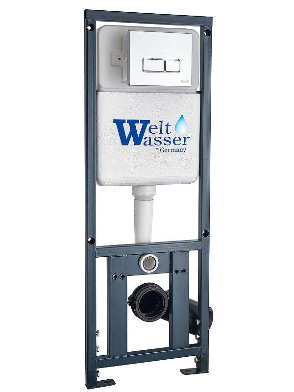 Инсталляция WeltWasser Marberg 410 SE WT 10000011211 для унитаза с клавишей смыва цвет Белый