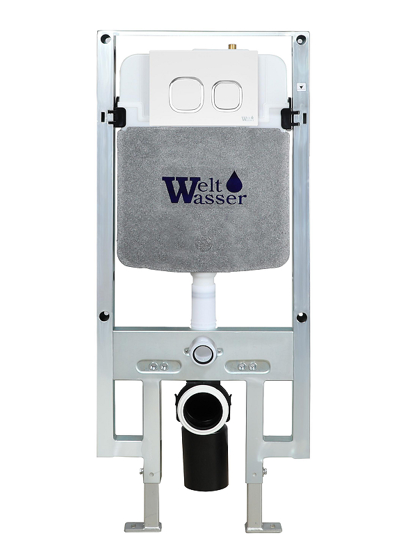 Инсталляция WeltWasser WW Amberg 497 ST WT 10000008221 для унитаза с клавишей смыва цвет Белый