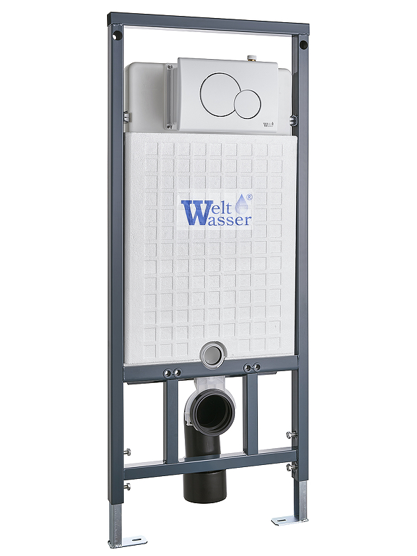 Инсталляция WeltWasser WW Marberg 507 RD CR 10000008208 для унитаза с клавишей смыва Хром