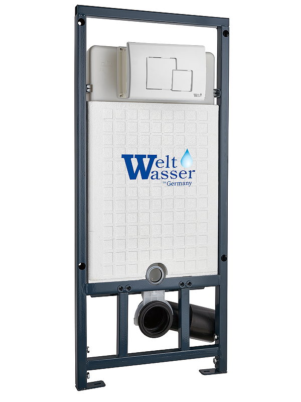 Инсталляция WeltWasser WW Marberg 507 SE WT 10000011215 для унитаза с Белой матовой клавишей смыва