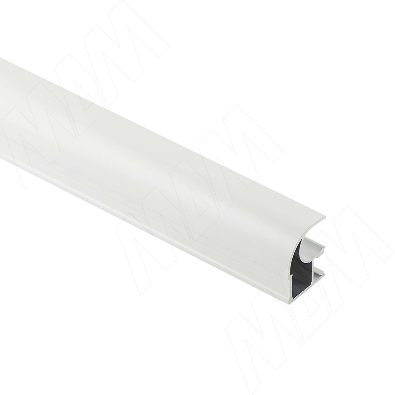 INTEGRO Профиль-ручка асим. белый матовый (краска), L-5400 (IN06180A)
