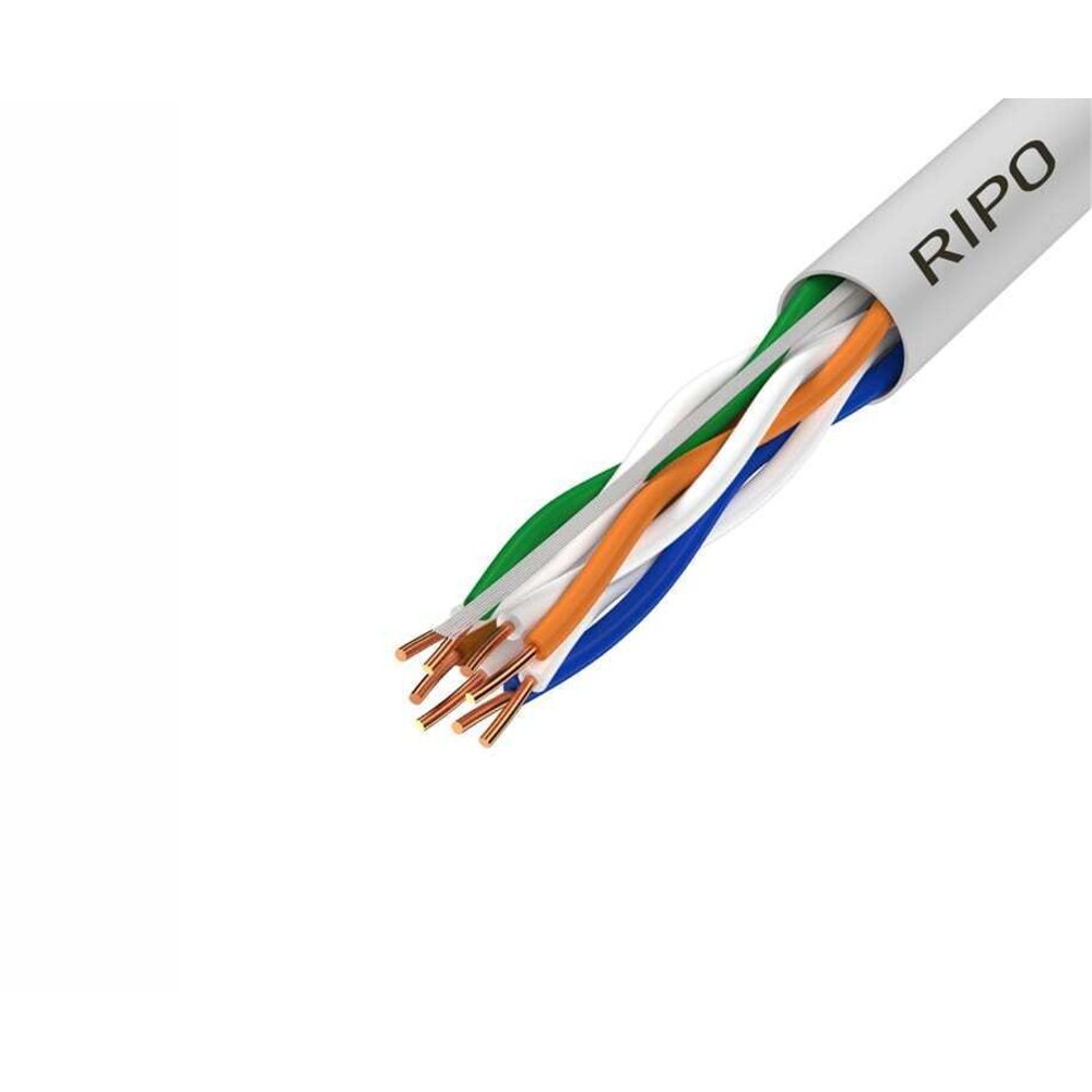 Интернет-кабель (витая пара) UTP 24 AWG CAT5e 4х2х0,50 мм Ripo серый (305 м)
