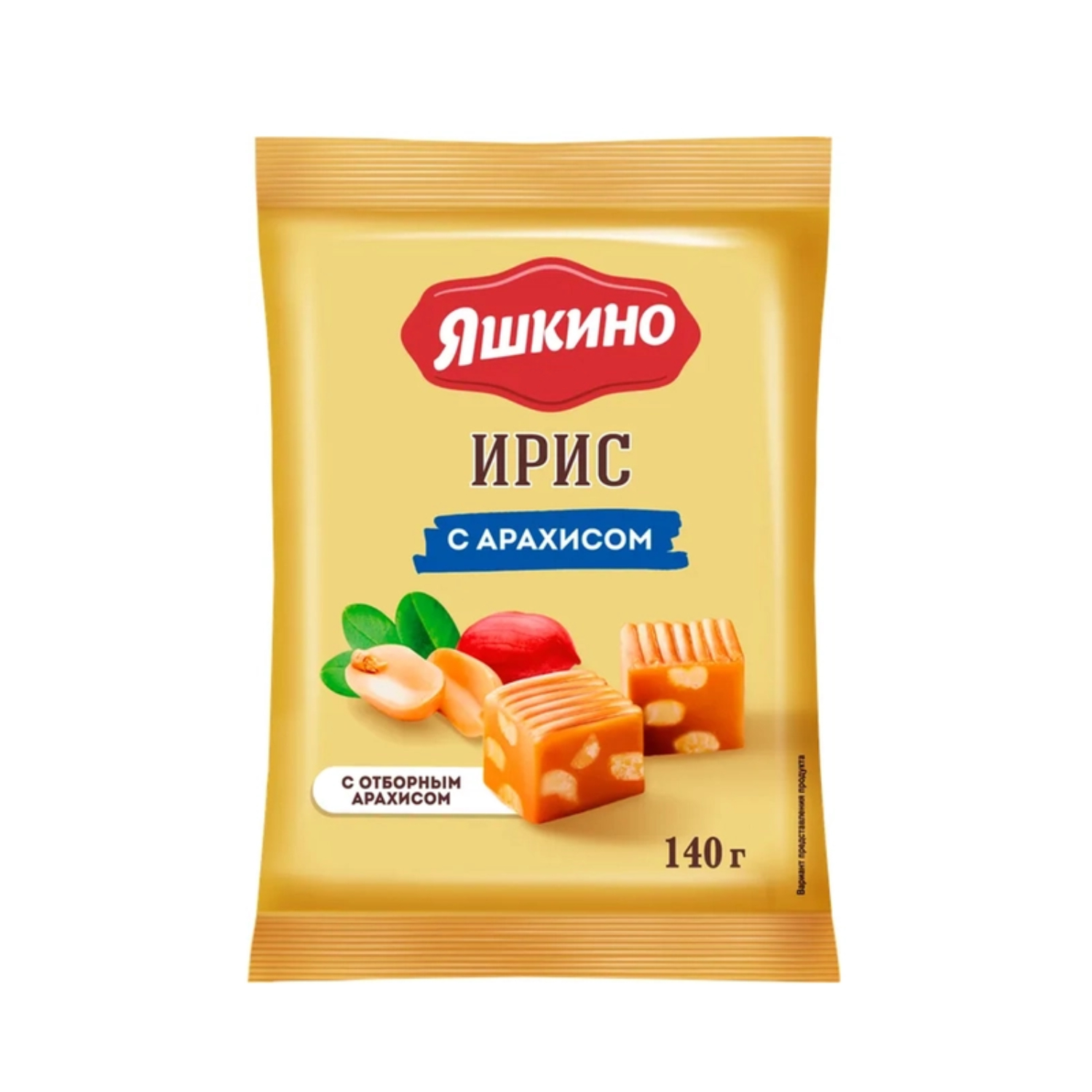 Ирис Яшкино с арахисом 140 г
