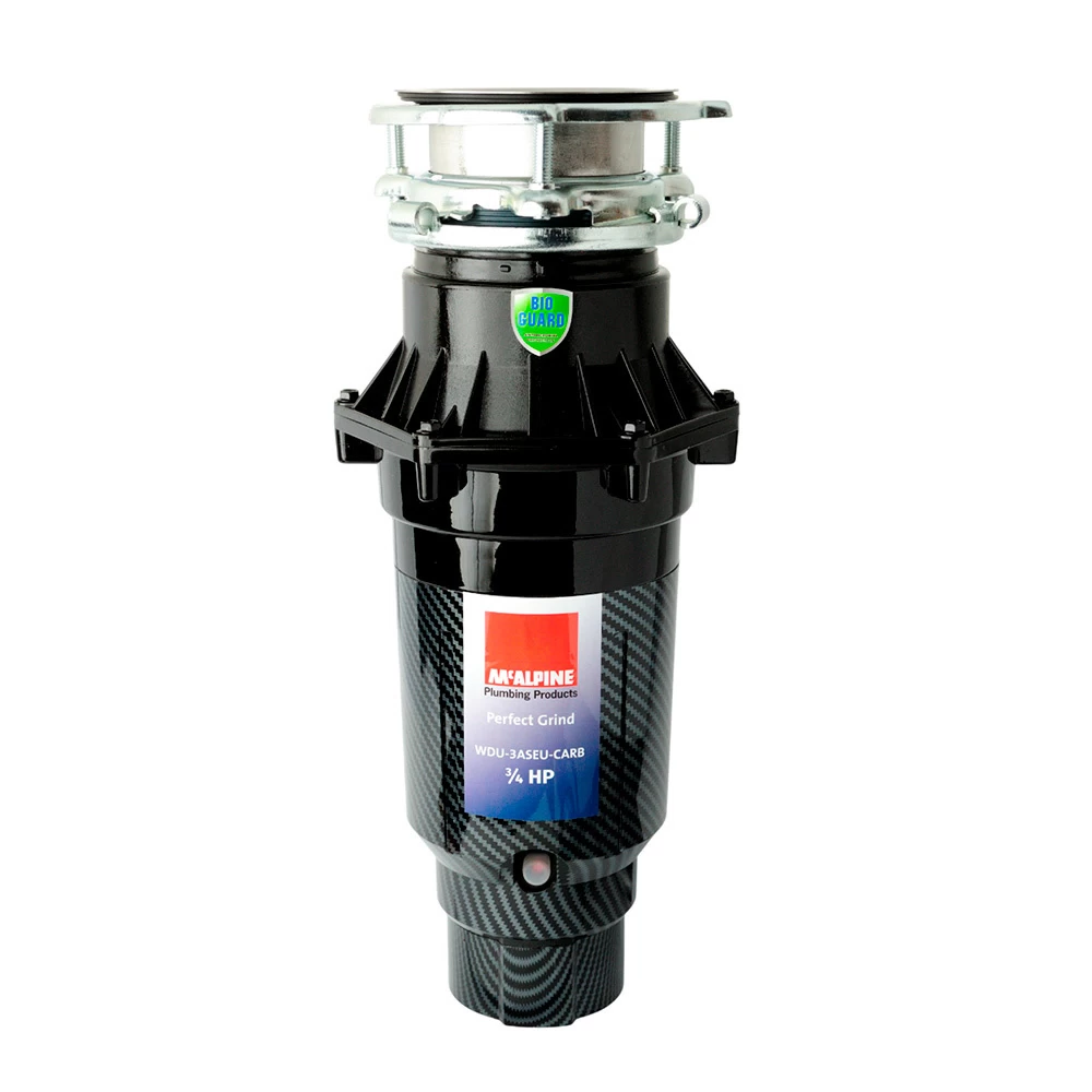 Измельчитель пищевых отходов McAlpine Perfect Grind 600 Вт 2500 об./мин (WDU-3ASEU-CARB)
