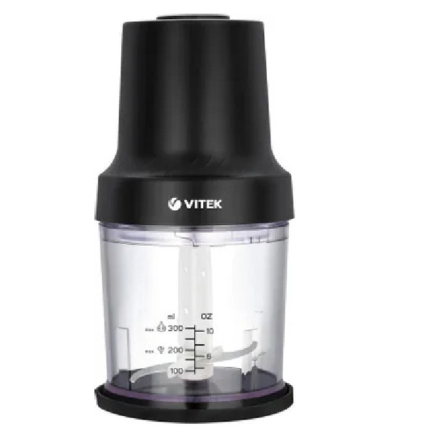 измельчитель VITEK VT-7131 800Вт чаша 1,2л стекло черный