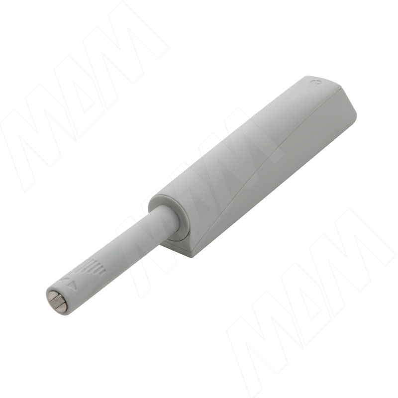 K-PUSH TECH толкатель с магнитом 37 мм усиленный, накладной линейный, серый (57008060IJ SET)