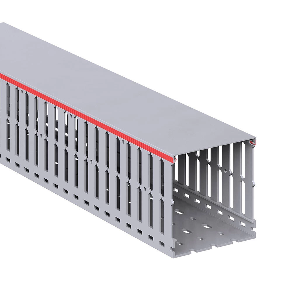 Кабель-канал перфорированный DKC RL12 100х100 мм серый 2 м (00171RLDIY)