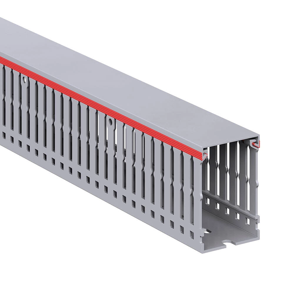 Кабель-канал перфорированный DKC RL6 40х60 мм серый 2 м (01107RLDIY)