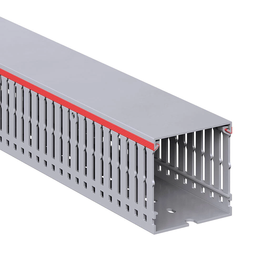 Кабель-канал перфорированный DKC RL6 60х60 мм серый 2 м (01108RLDIY)