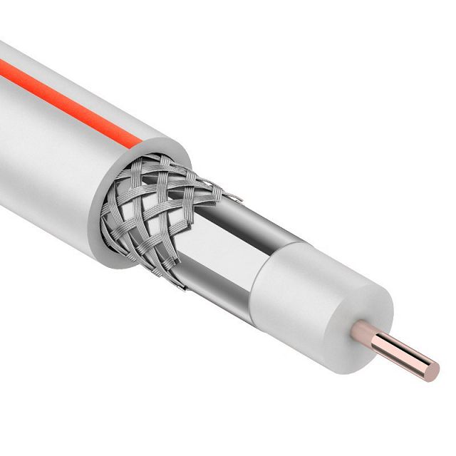 кабель телевизионный PROCONNECT SAT-50 CCS 50м белый