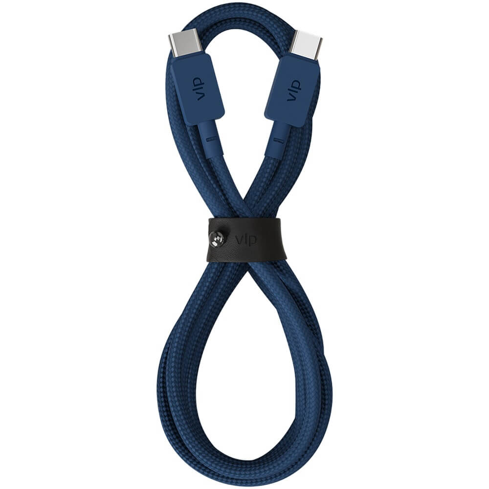 Кабель VLP Nylon Cable USB-C 1,2 м темно-синий