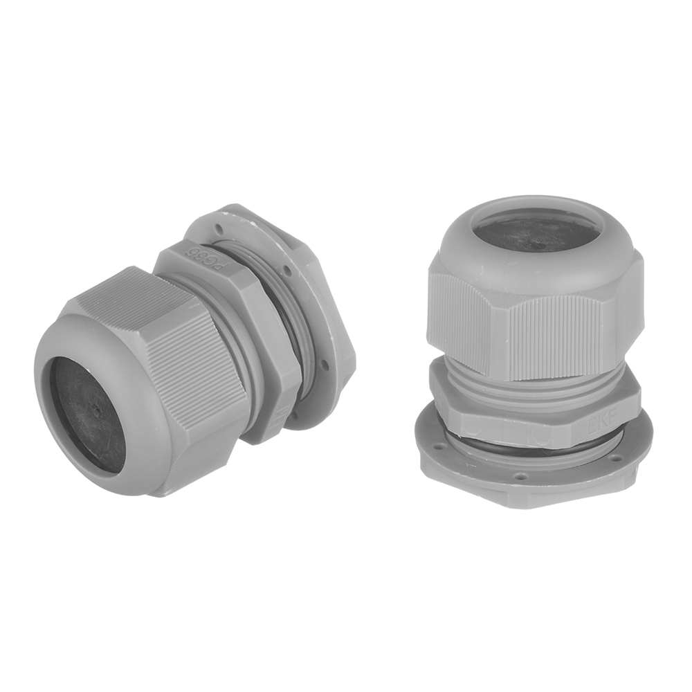 Кабельный ввод EKF PROxima PG36 диаметром 22-32 мм IP54 пластиковый серый (20 шт.) (plc-pg-36)