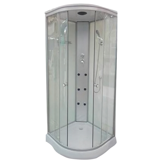 кабина душевая Classic 100x100x215см г/м низкий поддон 1/4 круга